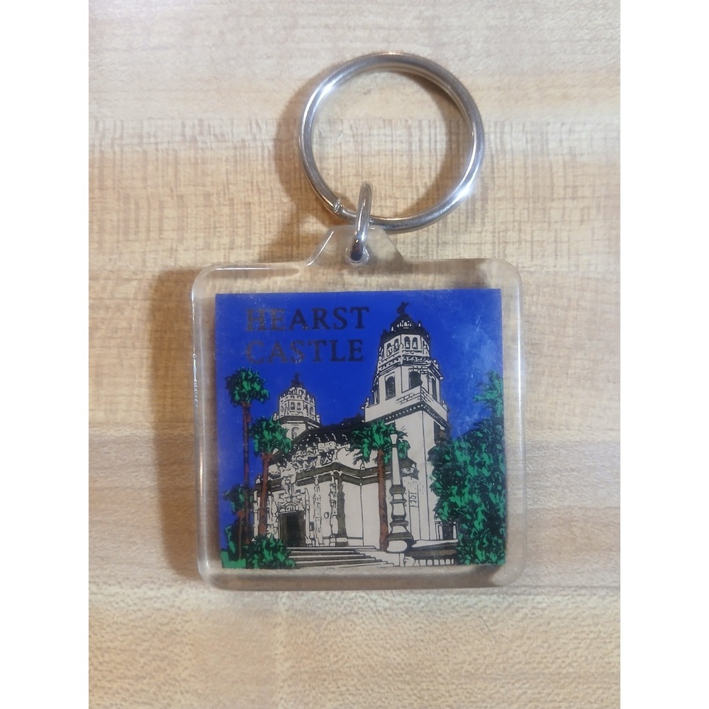 Vintage‎ Hearst Castle Keychain Key Ring
